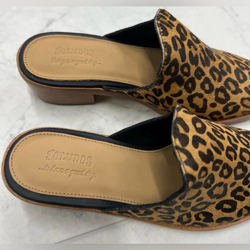 🆕Soludos NIB Venetian Mule in Leopard - Picture 4 of 5